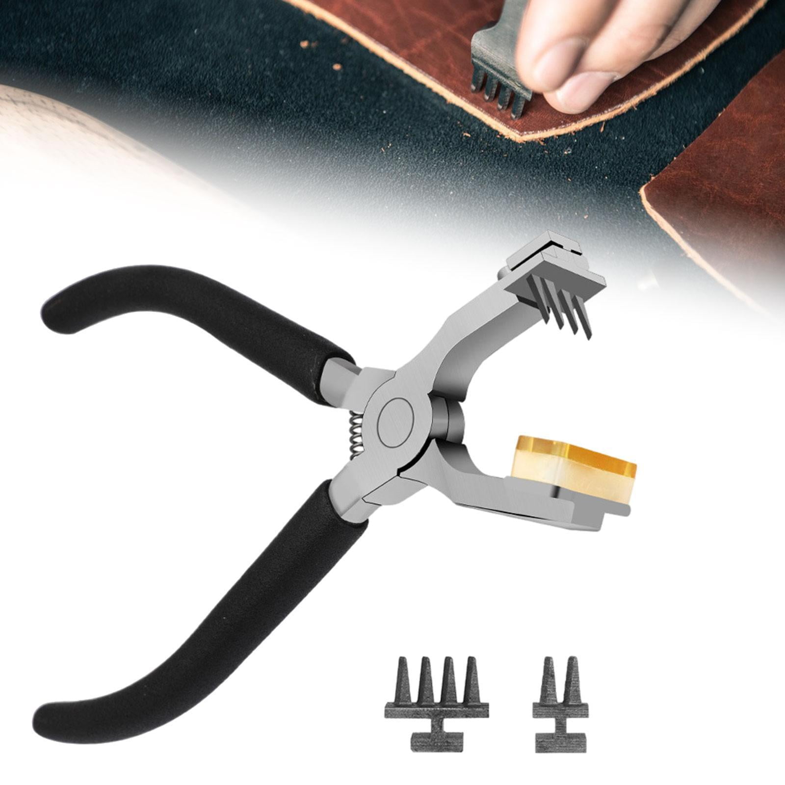 FVDPWYE Leather Hole Punch Tool Comfortable Grip Labor Saving Hole Puncher Silent Pliers B