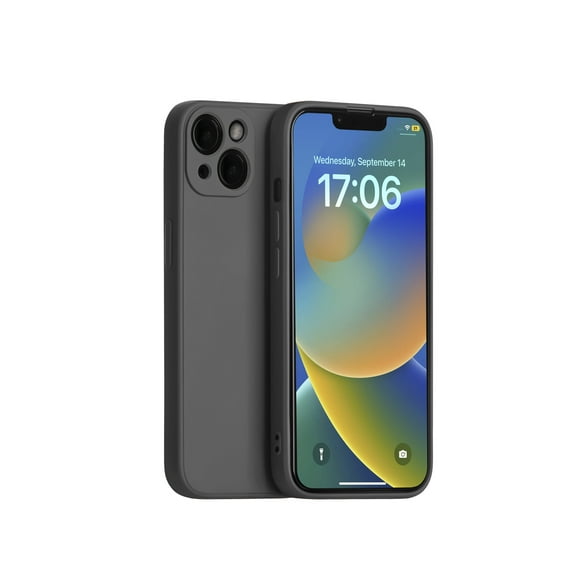 Panda Baby Silicone Case for iPhone 14 Plus, Slim Shockproof, Skin Friendly and Microfiber Lining