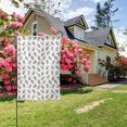 thumbnail image 3 of Zufioo Milk Tea Print Double Sided Garden Flag, Outdoor Decorative Flag, Garden Yard Flag, Ideal Home Decoration-12.5"x18", 3 of 9