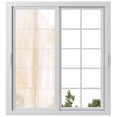 thumbnail image 2 of Beige Window Privacy Film, Retro Oil Painting Modern Abstract Art Aesthetics Static Cling UV Sun Blocking Tint Film Heat Control Windows Films for Bedroom Bathroom, Window Stickers 23.6"x59", 2 of 8