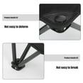 thumbnail image 3 of HONMEET Heavy Duty Black Folding Chair Portable Lightweight Camping Chair for Fishing and Outdoor, 3 of 8