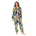 thumbnail image 2 of FORMRS Onesies Pajama for Adults Unisex Hoodie Winter Jumpsuit One Piece Sleepwear, Sizes S-2XL, Colorful Toucans Pattern, 2 of 7