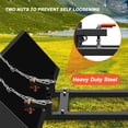 thumbnail image 2 of Clamp on Pallet Forks, Heavy Duty Tractor Forks with Adjustable Stabilizer Bar, Tractor Bucket Forks for Tractor Attachments, Skid Steer, Loader Bucket, Easy to Install on Loader or Skid Steer Bucket, 2 of 7