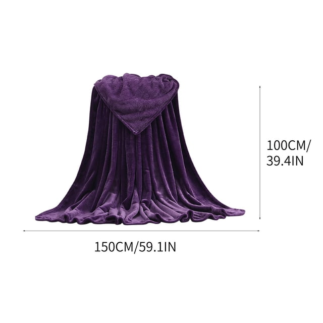 TopLLC Super Soft Warm Warm Micro Plush Fleece Blanket Throw Rug Sofa Bedding