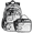 Color 1, variant on Jiaoprinted Black Music Notes Backpack with Insulated Cooler Lunch Box, Lightweight Watercolor Musical Work Laptop Backpack with Lunch Bag, Travel Computer Casual Daypack, 18.3 Inch