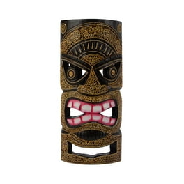 Tiki Protector Wood Mask Luau Statue Tiki Protector Wood Mask Luau Statue
