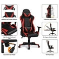 SmileMart Executive Adjustable High Back Faux Leather Swivel Gaming
