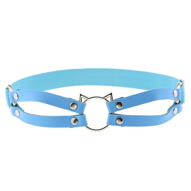 Xihbxyly Liguero de Cuero, Accesorio de Moda y Sexy para Las Piernas, con Un Elegante Diseño de Clip para Realzar El Estilo, Perfecto para Conjuntos de Lencería, Fiestas En Discotecas y para Los Aman