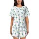 thumbnail image 1 of Fotbe Sea Turtle Conjunto de Pijama Estampado para Mujer, 2 Piezas, Ropa de Dormir con Camiseta de Manga Corta y Shorts Suaves-Large, 1 of 6
