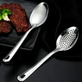 thumbnail image 2 of Table Spoons/ Strainer Spoon StainlessSteel Dinner Tablespoons Soup Flatware( F3D7, 2 of 5