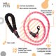 thumbnail image 2 of Correa de Entrenamiento para Perro Mr. Pets Resistente rosa Unitalla, 2 of 5