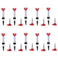 thumbnail image 1 of thinsony 10 Pieces Golf Ball Step Down Tees Portable Multi-colors Holder Plastic Training Practicing Outdoor Sporting Equipment Red, 1 of 5
