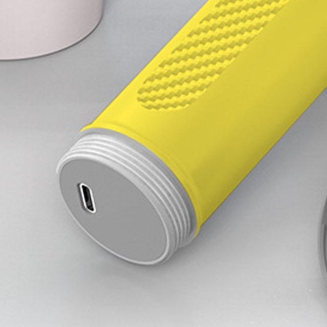 Cepillo de mano 10W Cepillo de limpieza de azulejos de bañera Accesorios de cocina (Amarillo) Hugtrwg Libre de BPA
