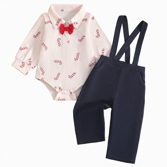 baby-boys Shirt and Pant Set, Long Sleeve Top & Bottom Outfit Bundle, Organic Cotton,Soft 6-12 Months 12-24 Months 2T 3T 4T 5T 6T 7T 8T 9T Children Red 6-9 Months
