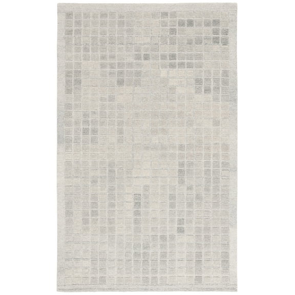 SAFAVIEH Ebony Risto Geometric Area Rug, Gray, 8' x 10'