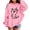R530/Pink, variant on Vividxx Hoodies For Girls Fashionable Cartoon Print Long Sleeve Hooded Sweatshirts Kids Casual Pullover Autumn Outerwear Streetwear 4-5 Years