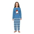 thumbnail image 4 of Penguin Skiing Christmas Pajamas For Family And Dog, Matching Pjs With Extended Size, Size NB - Men 6XL, 4 of 7