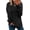 Black, variant on WIHOLL Sweatshirt for Women Crewneck Long Sleeve Shirts Curved Hem Lightweight Sweaters Fall Clothes