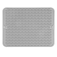 thumbnail image 1 of Estera de secado de platos de silicona para uso múltiple, fácil de limpiar, respetuosa con el medio ambiente, estera de silicona térmica, gris, 1 of 5