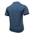thumbnail image 4 of Gytharion Men's Short Sleeve Shirts Casual Turndown Collar Pullover Shirts Solid Color Classic T Shirt with Pocket, 4 of 4