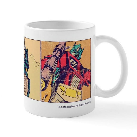 CafePress - Transformers Optimus Prime Retro Mug - 11 oz Ceramic Mug - Novelty Coffee Tea Cup