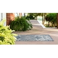 thumbnail image 4 of Jill Zarin Outdoor Collection Area Rug - Dubai (2' x 8' Runner Blue/Ivory), 4 of 9