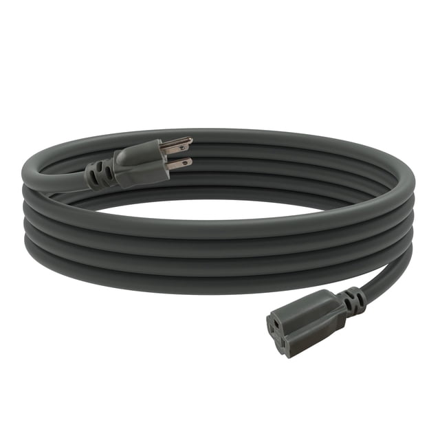 Cable de extensión EP, 10 pies, 12/3, SJTW, 15 A, 125 V, con enchufe de 3 clavijas