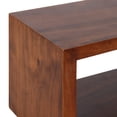 thumbnail image 4 of Kate and Laurel Holt Modern Floating Wall Shelf, 18 x 8, Walnut Brown, Chic Rectangular Floating Wood Shelf for Wall, 4 of 8