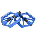 thumbnail image 3 of Mountain Bike Flat Pedal, Aluminum Alloy Bike Pedal with 3 Bearing for Labor Saving Riding, 3 of 7