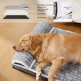 thumbnail image 4 of Exclusivo Mezcla Orthopedic Dog Bed with Head Pillow for Large Dogs, Removable and Machine-Washable Cover, 48"X30", Grey, 4 of 7