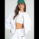 thumbnail image 4 of Conjunto de 2 Piezas para Mujer: Sudadera Informal de Larga con Cremallera y Pantalones Deportivos de Pierna M, 4 of 10