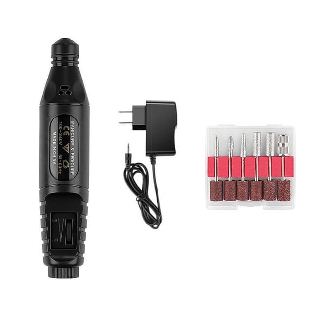 3D Printer Smoothing Tool Kit 3D Printing Modify Finishing Tool for Smoothing, Repairing, and Modifying US Plug,1 * grinder 1 * power plug 6 * grinding heads 1 * English instruction manual,Black
