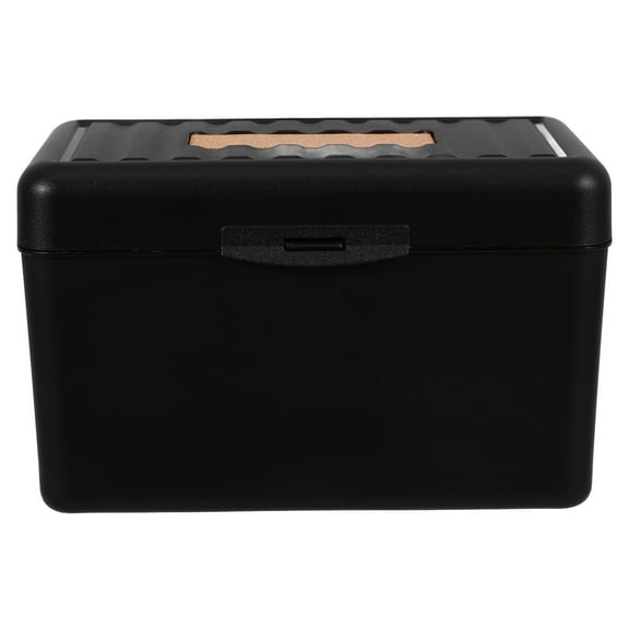 WSTEER Index Card Holder Portable Index Card Organizer Name Card Box Client Recording Case