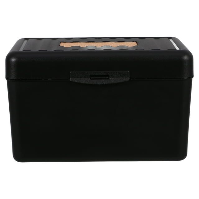 Miangastore Index Card Holder Portable Index Card Organizer Name Card Box Client Recording Case