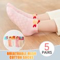 thumbnail image 2 of FRSASU Clearance Toddler Girls Boys Socks Cozy Breathable Fish Summer Mesh Baby Non-Slip Socks, 2 of 9