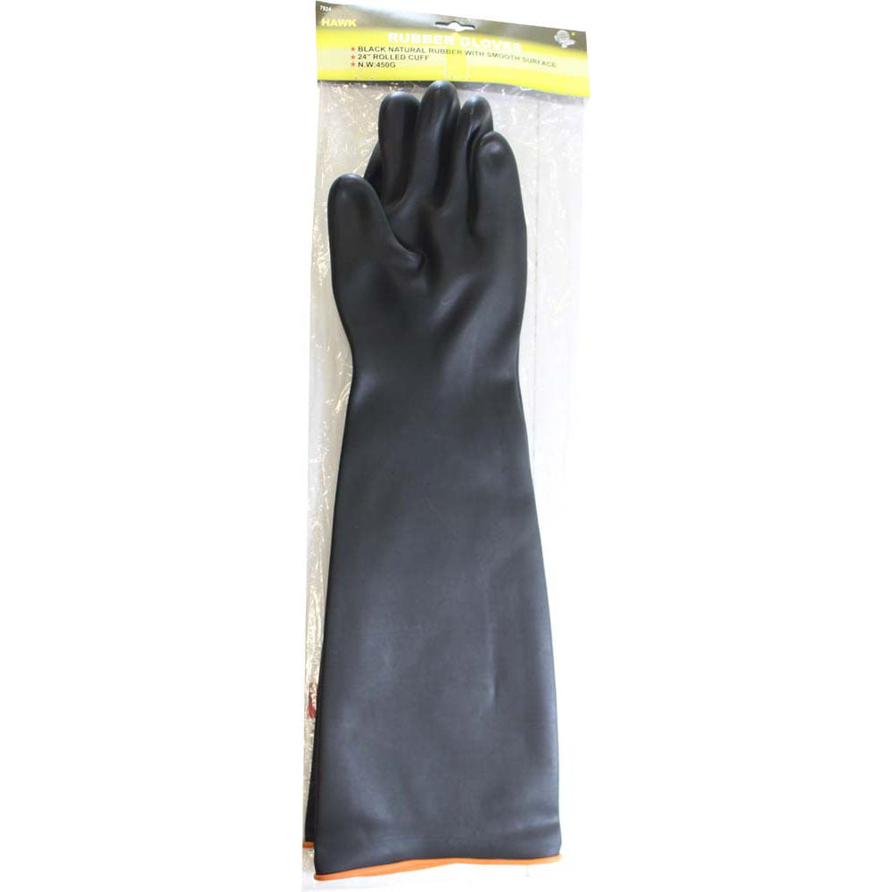 FLEXIGUM heavy duty rubber gloves 24" long 
