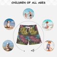 thumbnail image 6 of Parrots with Colorful Palm Leaves Boys' Swim Trunks Board Shorts Beach Pants Bathing Bottoms 4T, 6 of 8