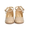 thumbnail image 4 of New Girl Little Angel Sophie-872D Patent PU Danging Charm Ankle Strap Wedge, 4 of 5