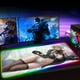 thumbnail image 2 of Alfombrilla De ratón RGB con retroiluminación Led, Tapis De Souris NieR Automata, accesorios para juegos, Alfombrilla De escritorio LIUWENJING unisex, 2 of 2