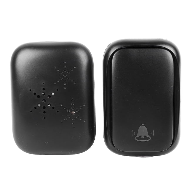 Timbre Autogenerador, Enchufe Estadounidense, Juego De Timbre Inalámbrico De 100-230V, Transmisión De Larga Distancia Compacta Para Seguridad Del Hogar