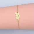 thumbnail image 2 of QQTDFG 201 Stainless Steel Link Bracelet Lobster Elephant Silver Gold Adjustable P255-Gold, 2 of 2