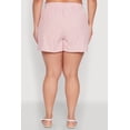 thumbnail image 4 of Womens Plus Size Striped Elastic Waist Shorts, 4 of 4