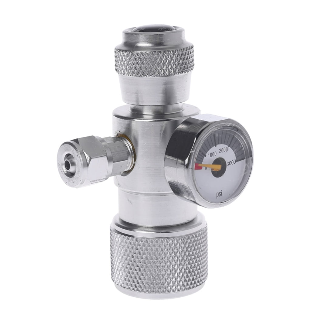 ProfessionalCO2 Pressure Gauge Regulator Manometer Over 1500PSI Reducer JIS M22-14 Aluminum Alloy Used for Industrial