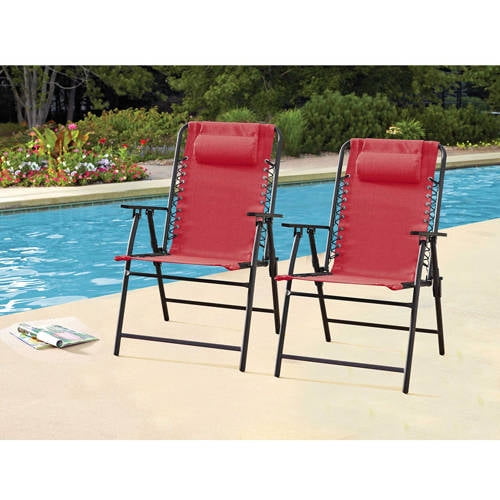 Mainstays Bungee Chairs, Set of 2, Multiple Colors - Walmart.com