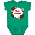 thumbnail image 3 of Inktastic Feliz Navidad Poinsettia Boys or Girls Baby Bodysuit, 3 of 5