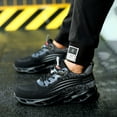 thumbnail image 4 of MeMoride Safety Shoes for Men Steel Toe Shoes Non-slip Puncture-proof Work Sneakers, 4 of 7