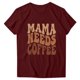 thumbnail image 1 of Camiseta de Cuello Redondo Impresa Del Día de la Madre para las Mujeres, Camiseta Casual de Manga Corta para la Primavera Y el Verano, 1 of 3