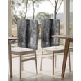 thumbnail image 4 of nqOlkjepod Gray Chair Covers Set of 8, Decorative Chair Back Cover, Retro Oil Painting Modern Abstract Art Aesthetics Dining Room Chair Slipcovers Removable Chair Protectors Covers for Party Banquet, 4 of 7