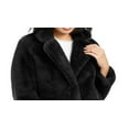 thumbnail image 2 of APPARIS Womens Black Faux Fur Pocketed Button Down Winter Jacket Coat XL, 2 of 3