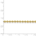 thumbnail image 3 of Collier Chaîne Boule en Acier Inoxydable Jaune 3 mm 18 Pouces Pendentif Breloque Perlée, 3 of 7
